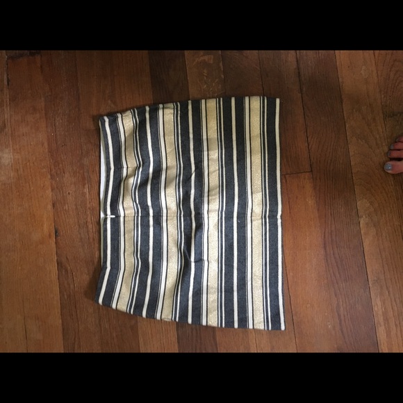 J Crew Striped Skirt - Picture 2 of 2